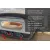Bild: Unold Pizzaofen Alfredo 68806 | elektrischer Pizzaofen bis 450 °C | 1.700W | Pizzastein 32x32cm | Edelstahl | schwarz