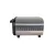 Bild: Unold Pizzaofen Alfredo 68806 | elektrischer Pizzaofen bis 450 °C | 1.700W | Pizzastein 32x32cm | Edelstahl | schwarz