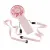 Bild: Unold Handventilator 86644 Breezy Fold | Akku 1800 mAh | 3 Stufen | klappbar 180° | USB-Ladekabel | pink