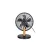 Bild: UNOLD Tischventilator 86715 | 35W | 3 Geschwindigkeiten | oszillierend | Neigungswinkel | 33cm | Black Steel Schwarz
