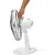 Bild: Unold Tischventilator 86815 Silverline | Ø 30 cm | 3 Stufen | Oszillation | verstellbar | 40W | weiß/silber