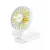 Bild: Unold Breezy Fold weiß Ventilator Handventilator 2,5W 3 Geschwindigkeitsstufen