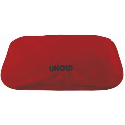 Unold Elektrische Wärmflasche WÄRMI 86013 | kabellos | 380W | Abschaltautomatik | Überhitzungsschutz | Stoffbezug | rot