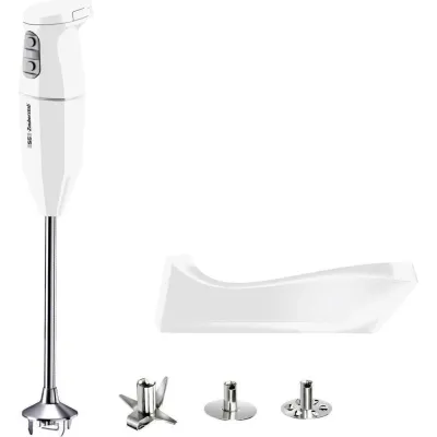 ESGE Stabmixer Cordless Pro 95307 | Zauberstab kabellos 200W | 2 Akkus | bis 30L | Edelstahl | Boosterfunktion | Weiß