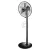 Bild: Unold Standventilator 86825 Silverline Black | 40 cm | 3 Stufen | oszillierend | neigbar | 50W | schwarz/silber