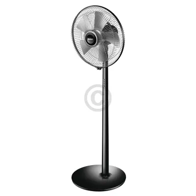 Unold Standventilator 86825 Silverline Black | 40 cm | 3 Stufen | oszillierend | neigbar | 50W | schwarz/silber