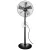 Bild: Unold Standventilator 86825 Silverline Black | 40 cm | 3 Stufen | oszillierend | neigbar | 50W | schwarz/silber