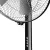 Bild: Unold Standventilator 86825 Silverline Black | 40 cm | 3 Stufen | oszillierend | neigbar | 50W | schwarz/silber