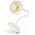 Bild: Unold Tischventilator 86680 Breezy Clip | mit Tischklemme & Schwanenhals | 3 Stufen | Akku 2000 mAh | USB | weiß