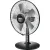 Bild: Unold Tischventilator Silverline 86818 | 30 cm Durchmesser | 40W | 3 Stufen | oszillierend | neigbar | schwarz-silber
