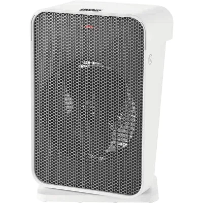 Unold Heizlüfter | 86450 Box IP21 | 2.000 Watt | 3 Stufen | Thermostat | Timer | Überhitzungsschutz | weiß/grau