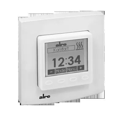 Alre Unterputz-Raumthermostat HTRRUu-210.021#21 | Temperaturregler 230V | digital | Wochenuhr | IP30 | weiß