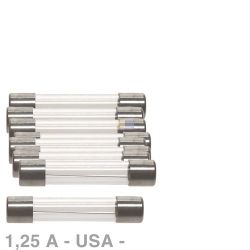 USA-Sicherung 1,25A, 10 Stück