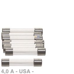 USA-Sicherung 4,0A, 10 Stück