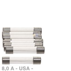 USA-Sicherung 8,0A, 10 Stück