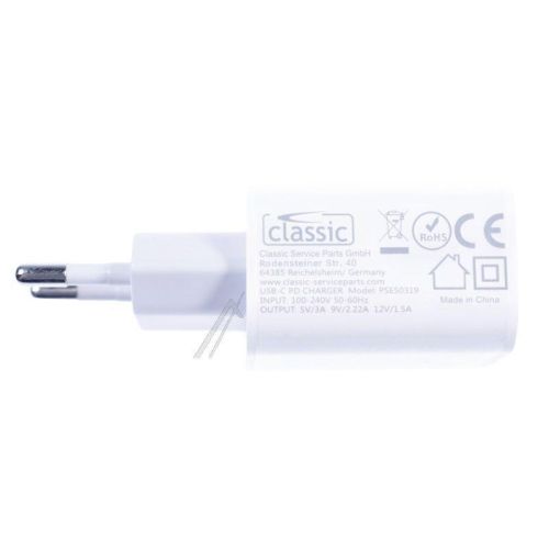 Bild: USB-C-Ladegerät für Geschirrspüler Classic PSE50319EU PD-Netzteil, weiß
