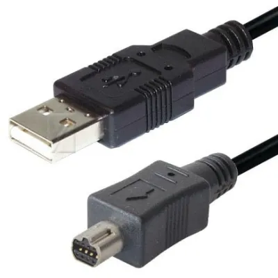 USB-Kabel Typ A auf Mini-USB 2m für Staubsauger Com Verbindungskabel