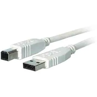 EFB USB 2.0 Kabel K5255.3 | 3m | USB-A auf USB-B Stecker | High-Speed 480 Mbit/s | geschirmt | grau