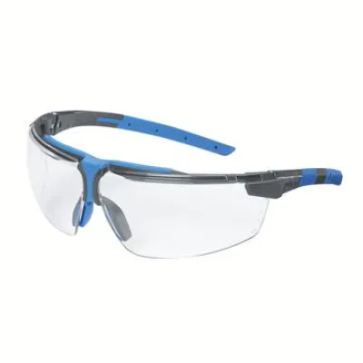 Uvex Schutzbrille i-3 9190275 | Bügelbrille | individuell anpassbar | farblos | anthrazit/blau