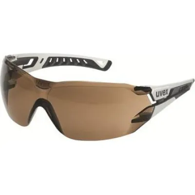 uvex Schutzbrille Bügelbrille pheos nxt CBR23 9128223 | Panoramasichtfeld | Kontrastfilter | Blaufilter | braun
