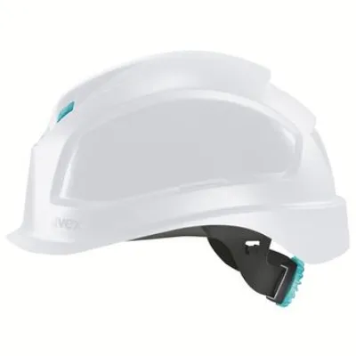uvex Schutzhelm pheos planet B-S-WR 9772043 | Bauhelm | Weiß | Belüftet | 3D-Innenausstattung | Drehrad-System