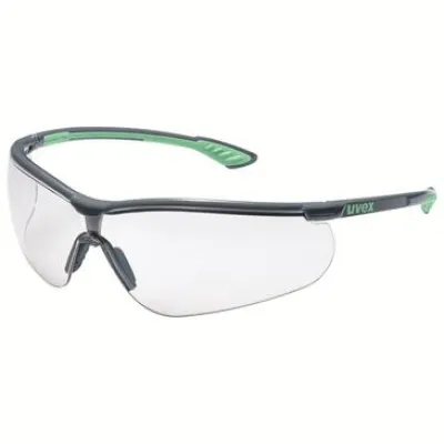 Uvex Schutzbrille sportstyle planet 9193395 | Bügelbrille | ergonomisch | leicht | komfortabel | farblos/anthrazit/jade