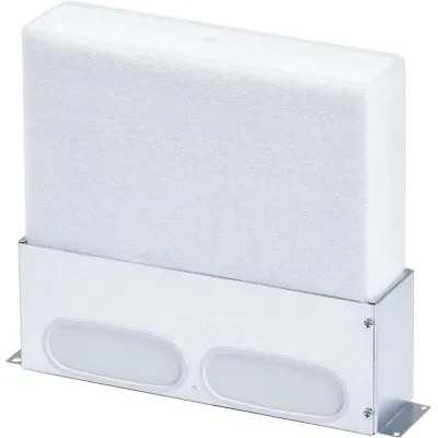 Vaillant Boden-Luftauslass flach 0020203697 | 2 Anschlüsse | rechteckig | Kunststoff | 135x52 mm | Volumeneinstellung