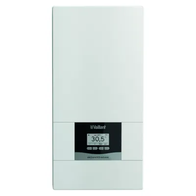 Vaillant Elektro-Durchlauferhitzer VED E 24/8 E | 24 kW | elektronisch geregelt | Funk-Fernbedienung | 400V | Weiß