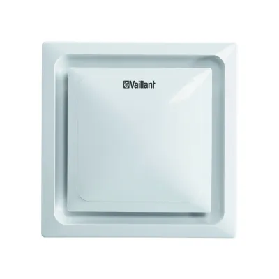 Vaillant Radial-Abluftventilator VAE 190/1 RHT | 190 m³/h | Ø100mm | Feuchtesensor | Unterputz | IPX5 | weiß