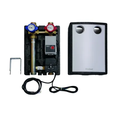 Vaillant Rohrgruppe 3-Wege-Mischer 0020191813 | Heizung | Hocheffizienz-Pumpe | Kvs 6,3 | R 3/4 | Wärmedämmung