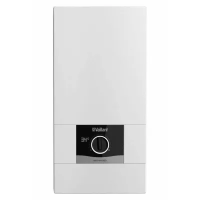Vaillant Elektro-Durchlauferhitzer VED E 18/8 | 18 kW | 400V | elektronisch | druckfest | Bad/Küche | weiß