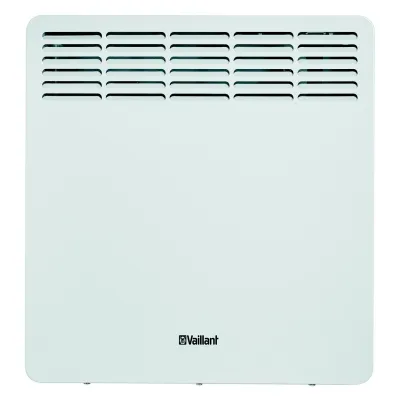 Vaillant VER 100/5 Wandkonvektor 1000W | Elektroheizer | IP24 | 10m² | stufenlos regelbar | Frostschutz | Weiß