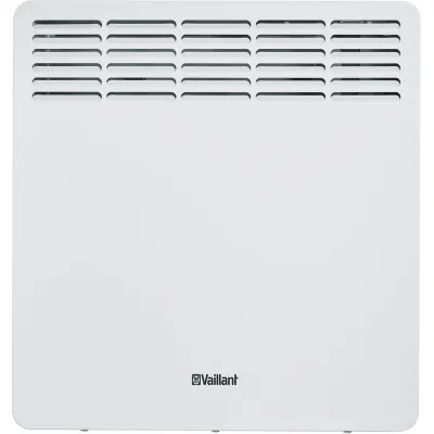 Vaillant Wandkonvektor VER 150/5 | Elektro-Raumheizer 1,5 kW | 582x450x100 mm | für ca. 15 m² | IP24 | weiß