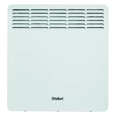 Vaillant Elektroheizung Wandkonvektor VER 75/5 | 750W | IP24 | Zeitschaltuhr | Frostschutz | Weiß | 450x426x100mm