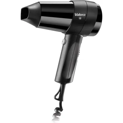Valera Haartrockner 542.05 Action 1200 Push | 1200 Watt | 3 Temperaturstufen | Ondulierdüse | Spiralkabel | schwarz
