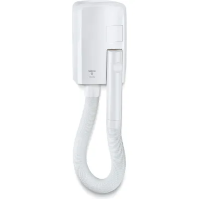 Valera Wandhaartrockner Hotello 832.01/T | Schlauchgerät | 1200 W | kompakt | Wandmontage | Kunststoff | weiß