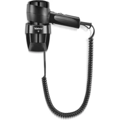Valera Haartrockner Action Super Plus 1600 | 1600 Watt | Wandhalterung | 3 Heizstufen | Kaltstufe | Schwarz