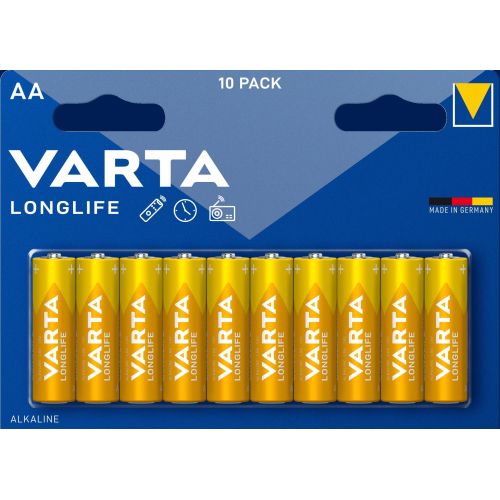 Bild: VARTA Batterie AA LONGLIFE 04106 Bli 10