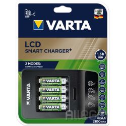 Varta LCD Smart Charger+ 4x AA 56706 2100mAh