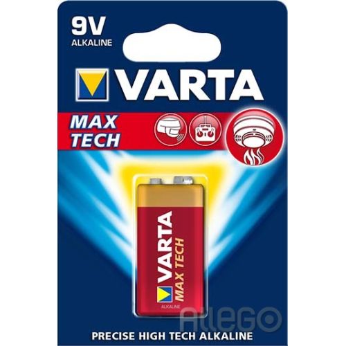 Bild: Varta Max Tech 9V 1er Blister