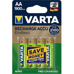 Varta Recharge Accu Endless AA 1900mAh 4er