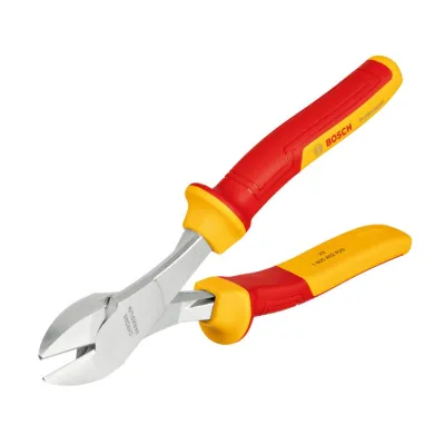 Bosch Professional VDE Kraft-Seitenschneider 200mm | isoliert 1000V | Chrom-Vanadium-Stahl | Softgrip