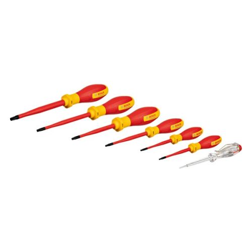 Bild: VDE Schraubendreher-Set TX Professional, 7-teilig (rot/gelb, 6 VDE-Schraubendreh