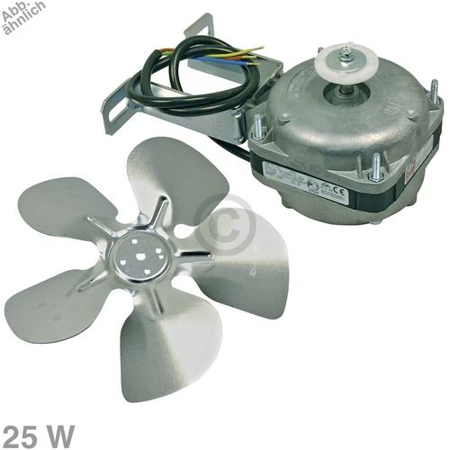 Bild: Ventilator universal 25 Watt 230 Volt mit Haltebügel Flügel für Kühlschrank