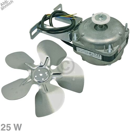 Bild: Ventilator universal 25 Watt 230 Volt mit Haltebügel Flügel für Kühlschrank