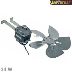 Ventilator Universal 34 Watt 230 Volt mit Haltebügel Flügel für Kühlschrank