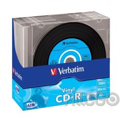 Verbatim CD-R 700MB 52X 10er SC Vinyl