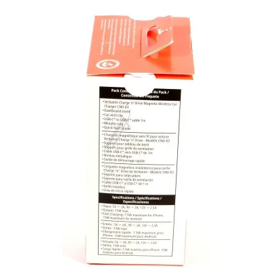 Verbatim Charge´n´Drive Magnetic Wireless Car Charger 31862