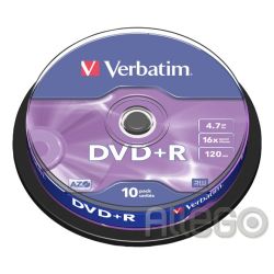 Verbatim DVD+R 4,7GB 16X 10er SP