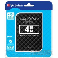 Verbatim Festplatte 4TB, USB 3.0, 6.35cm 2,5"